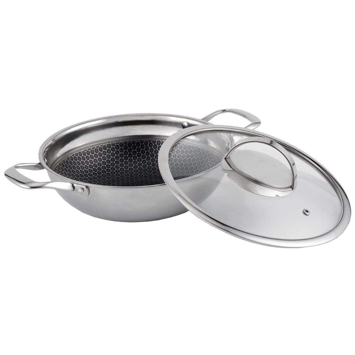 Wonderchef Stanton Non-Stick Kadhai With Lid 28cm-