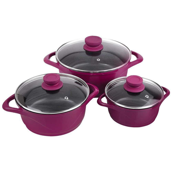 Wonderchef Ceramide Casserole Set - Pink