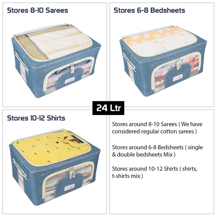 Waterproof Cloth Storage Box 24L