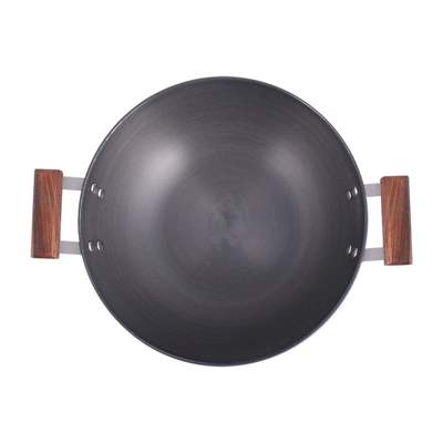 Wonderchef Ebony Deep Kadhai With Lid - 3L