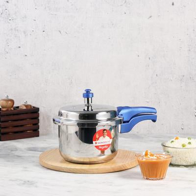 Wonderchef Nigella Pressure Cooker Blue - 3L