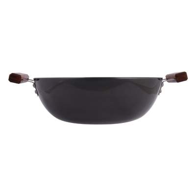 Wonderchef Ebony Deep Kadhai With Lid - 3L