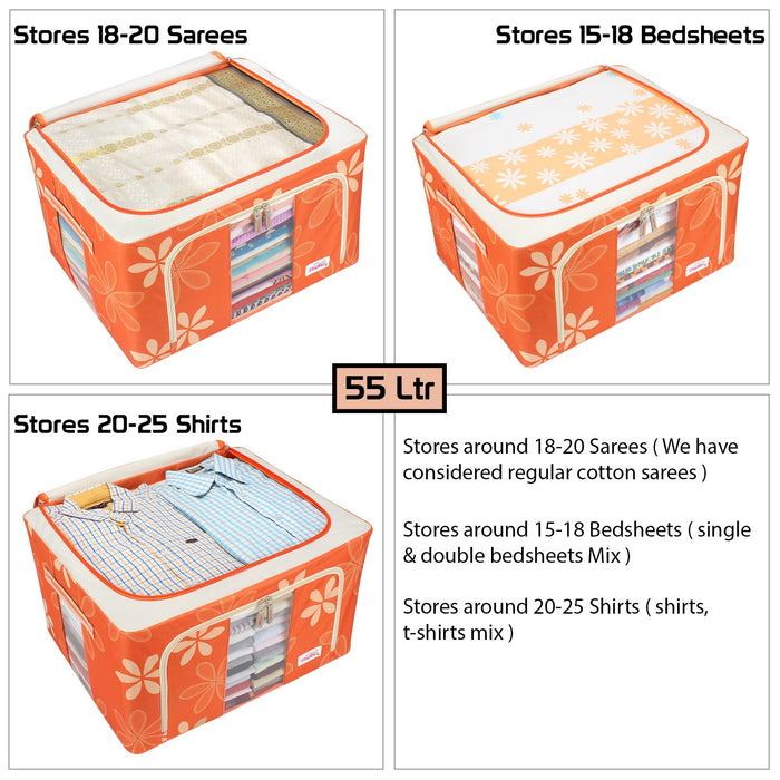 Waterproof Cloth Storage Box 55L