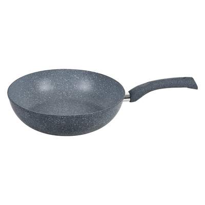 Wonderchef Granite Wok With Lid - 24CM