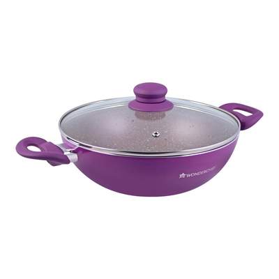 Wonderchef Royal Velvet Wok With Lid - 26CM