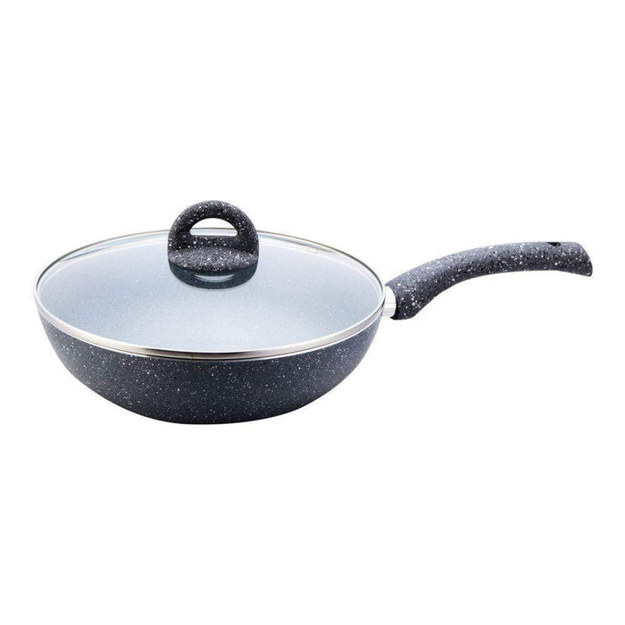 Wonderchef Granite Wok With Lid - 20CM