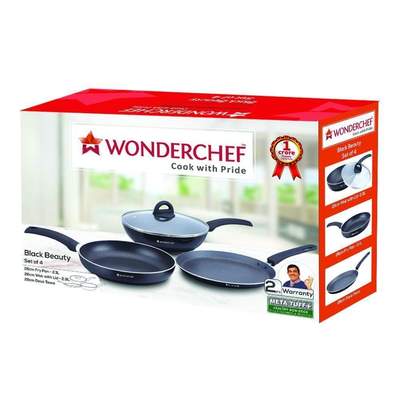Wonderchef Black Beauty Set Of 4-