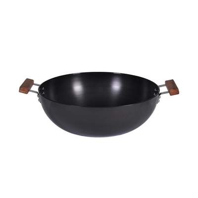 Wonderchef Ebony Deep Kadhai With Lid - 6L