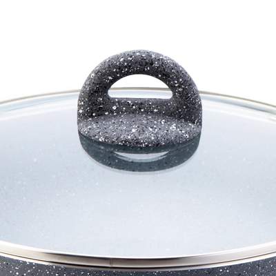 Wonderchef Granite Wok With Lid - 24CM