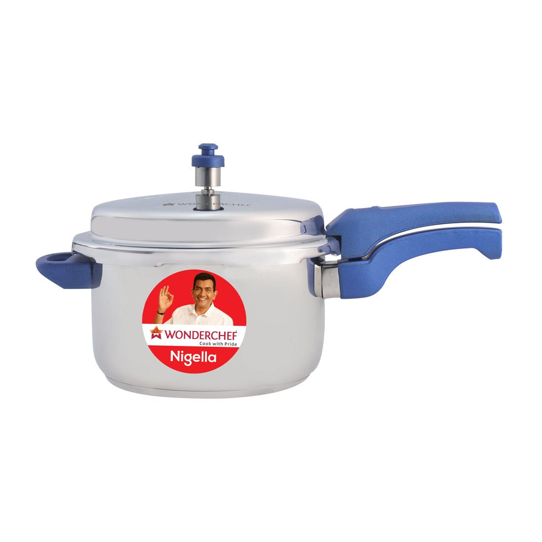 Wonderchef Nigella Pressure Cooker Blue - 5L