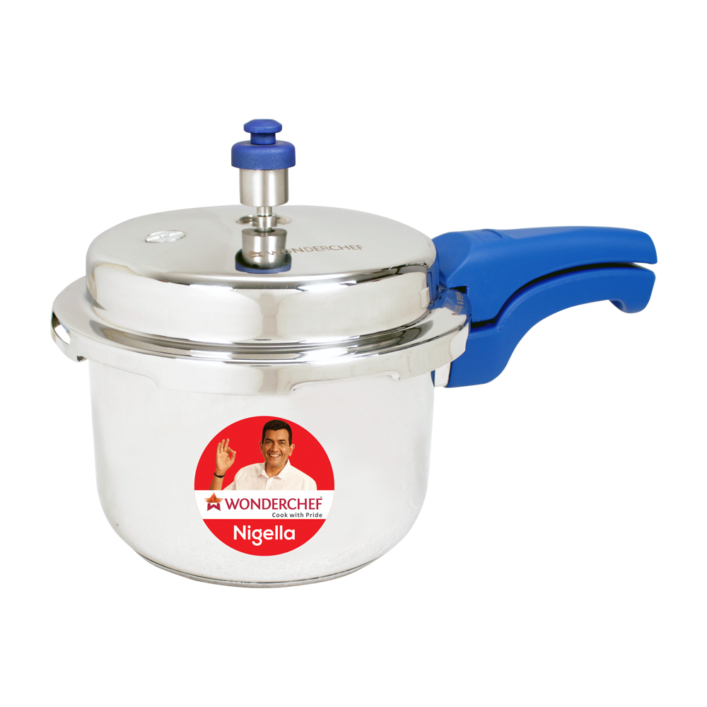 Wonderchef Nigella Pressure Cooker Blue - 3L