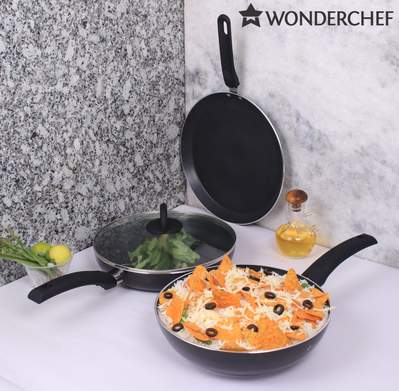 Wonderchef Black Beauty Set Of 4-