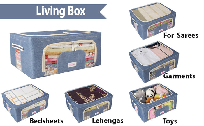 Waterproof Cloth Storage Box 55L