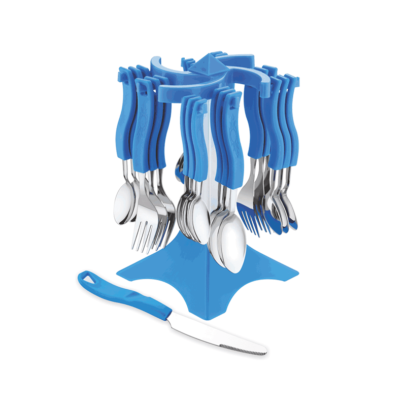 Delight SWASTIC Cutlery Set (24 PCS. REVOLVING STAND)