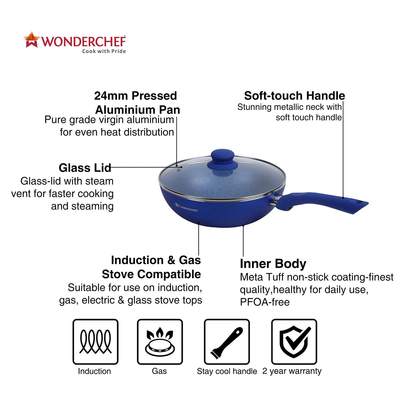 Wonderchef Royal Velvet Set - Blue