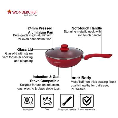 Wonderchef Royal Velvet Set - Red