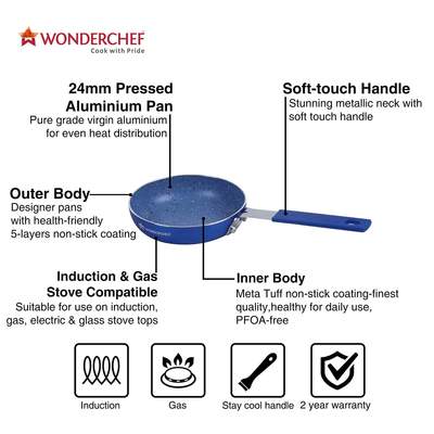 Wonderchef Royal Velvet Set - Blue