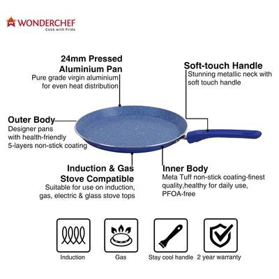 Wonderchef Royal Velvet Set - Blue