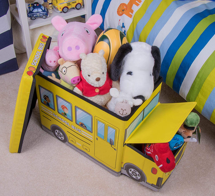 Kids Bus Shaped Storage Seat