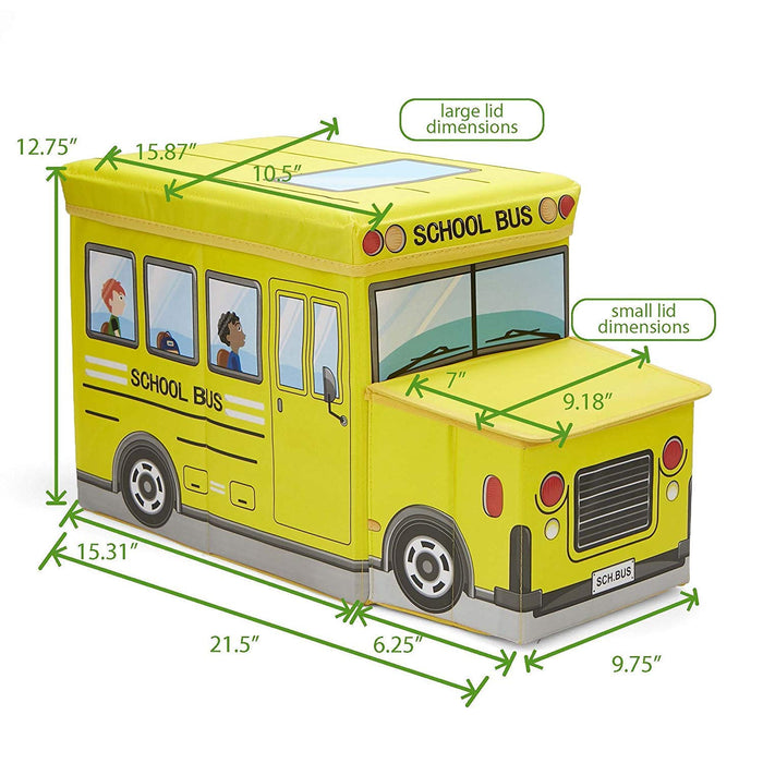 Kids Bus Shaped Storage Seat