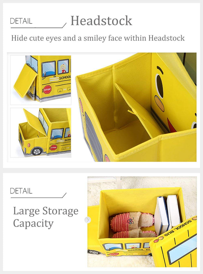 Kids Bus Shaped Storage Seat