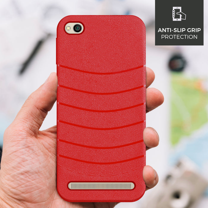 Designer Soft TPU Fancy Back Case Cover for Red MI 5A