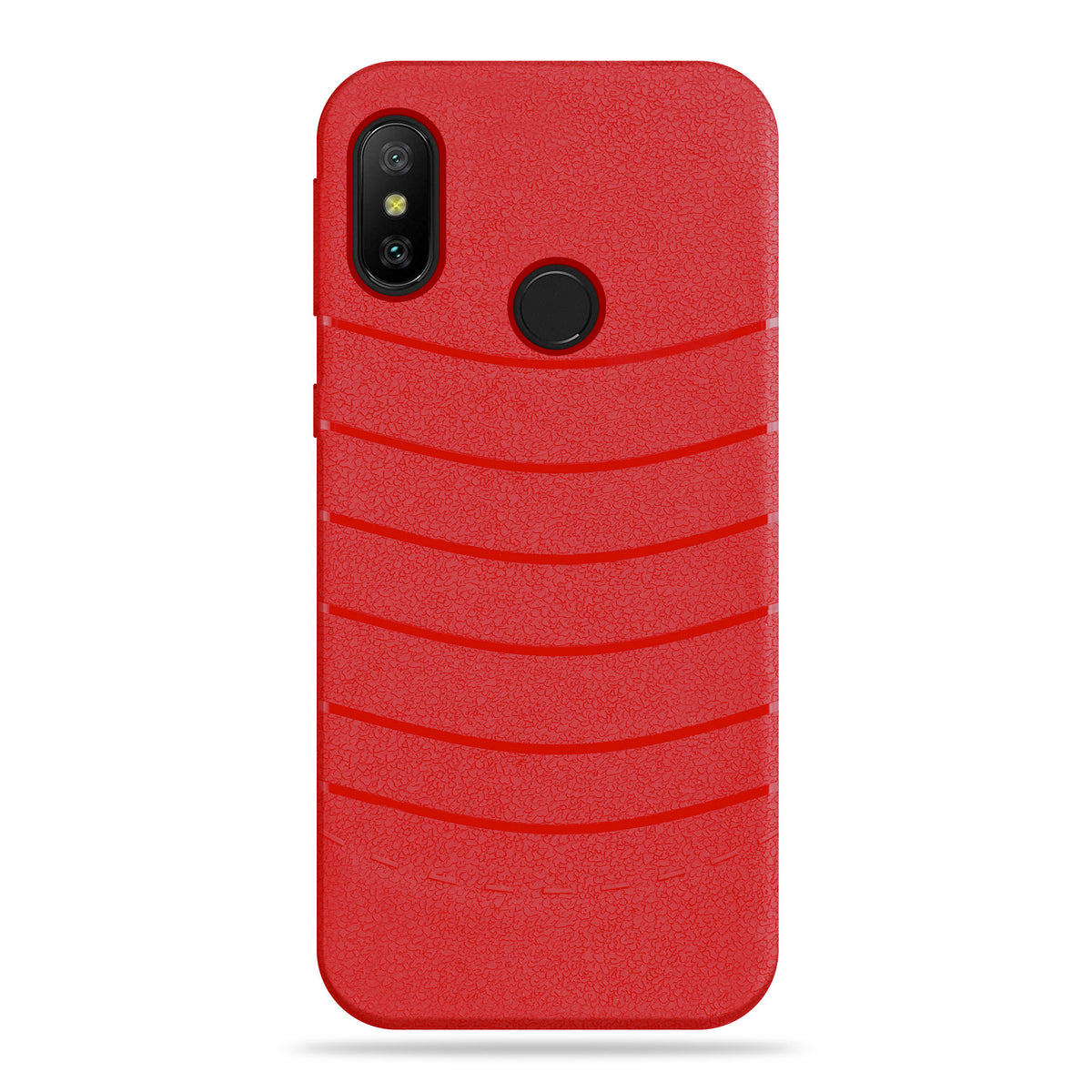 Designer Soft TPU Fancy Back Case Cover for Red MI 6 Pro