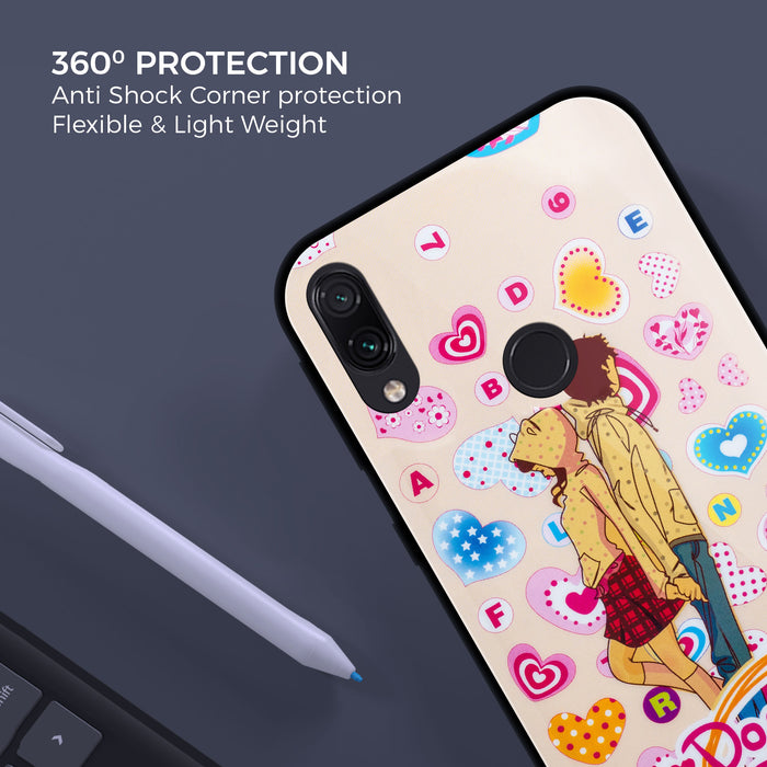 Designer Soft TPU Fancy Back Case Cover for Mi Redmi 7