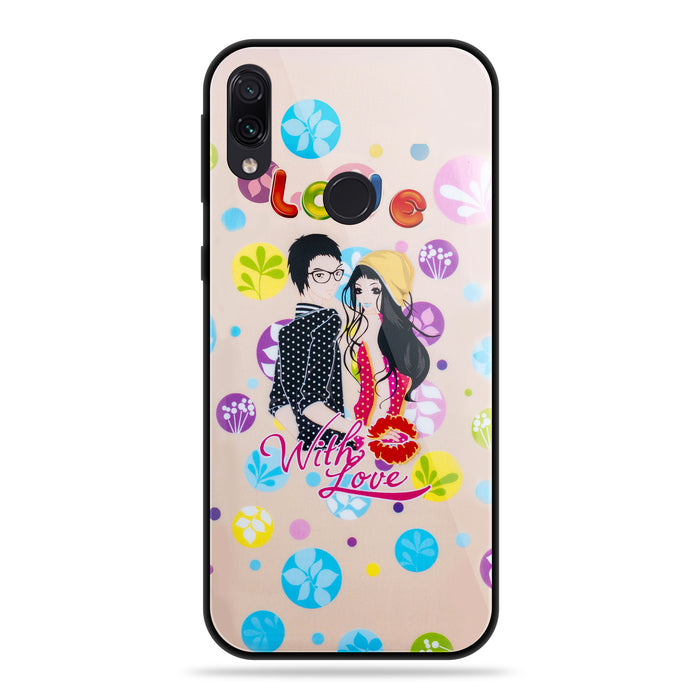 Designer Soft TPU Fancy Back Case Cover for Mi Redmi 7 (24 PCS. SET)