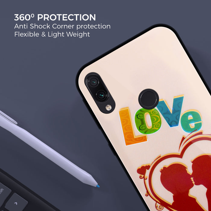 Designer Soft TPU Fancy Back Case Cover for Mi Redmi 7