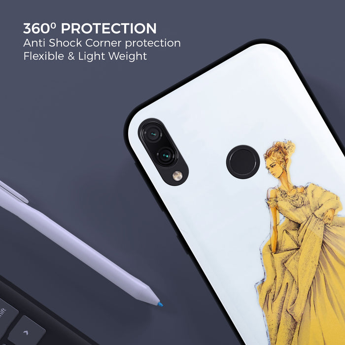 Designer Soft TPU Fancy Back Case Cover for Mi Redmi 7