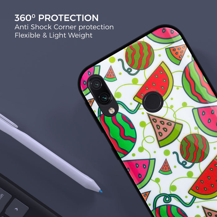 Designer Soft TPU Fancy Back Case Cover for Mi Redmi 7