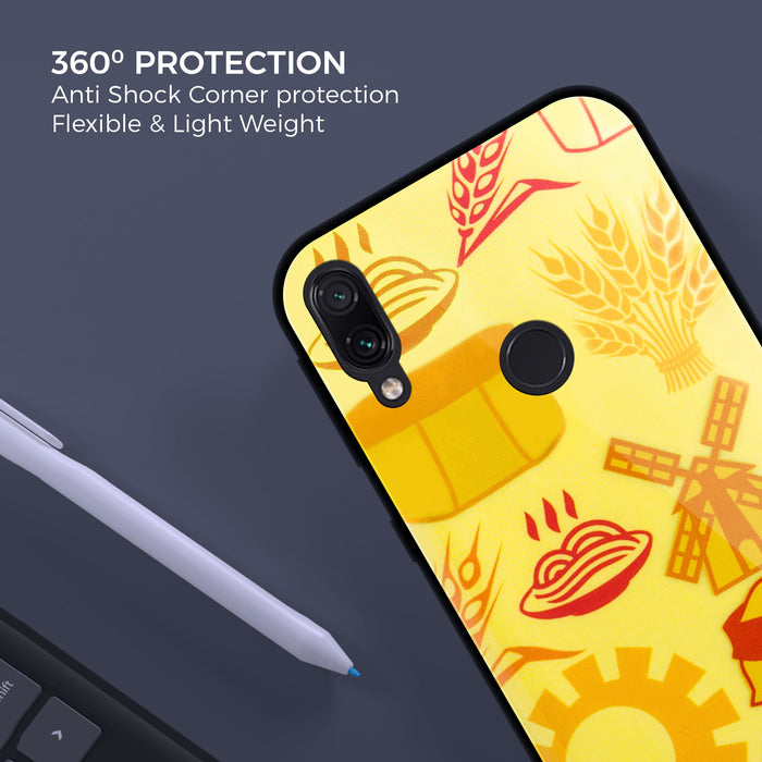 Designer Soft TPU Fancy Back Case Cover for Mi Redmi Note 7
