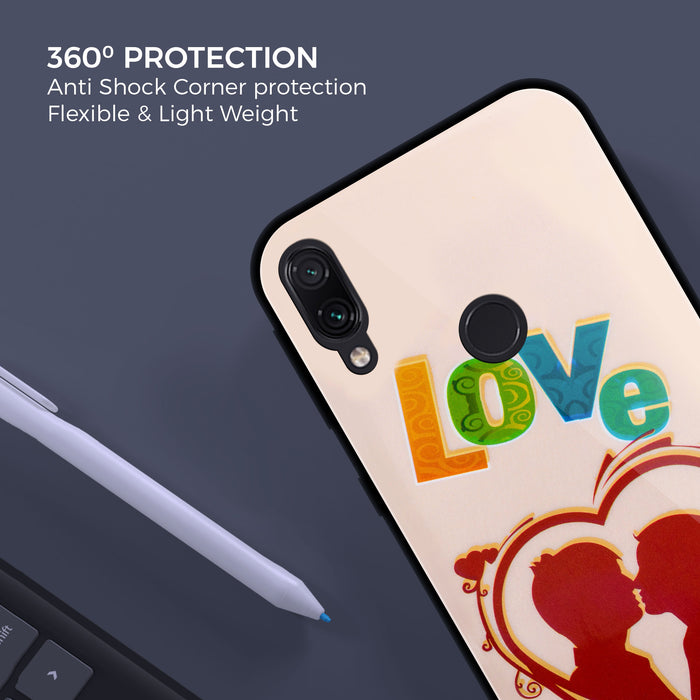 Designer Soft TPU Fancy Back Case Cover for Mi Redmi Note 7