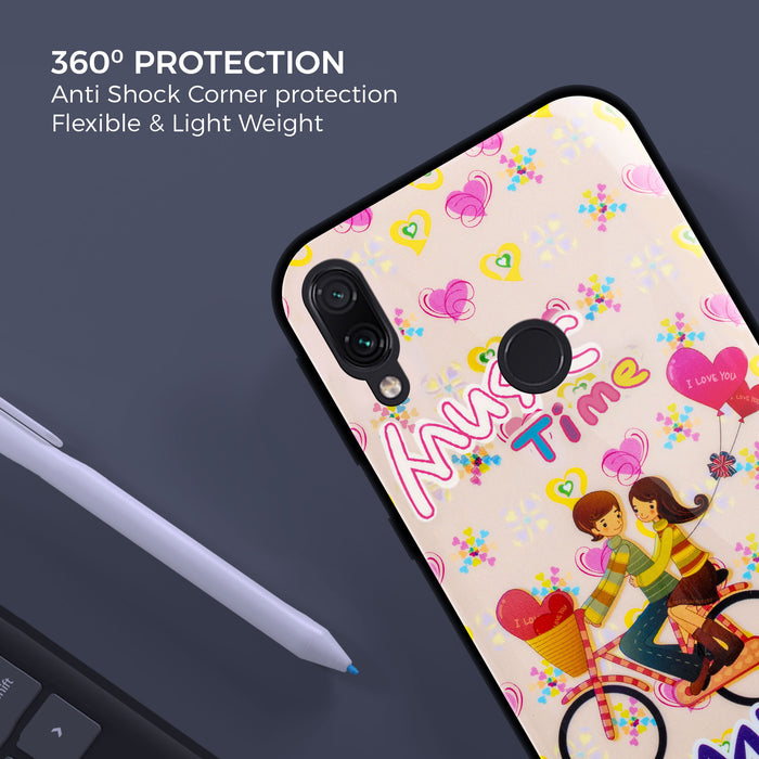 Designer Soft TPU Fancy Back Case Cover for Mi Redmi Note 7
