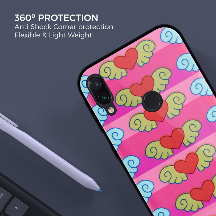 Designer Soft TPU Fancy Back Case Cover for Mi Redmi Note 7 Pro