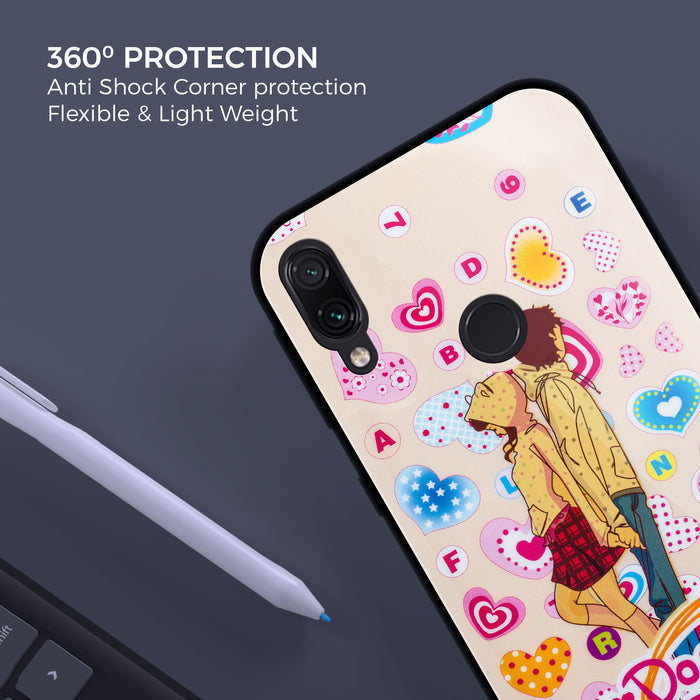 Designer Soft TPU Fancy Back Case Cover for Mi Redmi Note 7 Pro