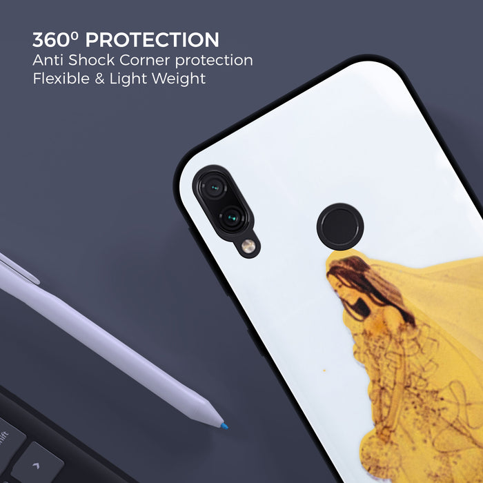 Designer Soft TPU Fancy Back Case Cover for Mi Redmi Note 7 Pro