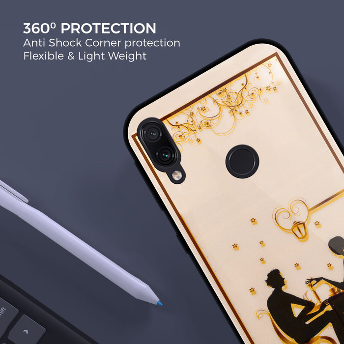 Designer Soft TPU Fancy Back Case Cover for Mi Redmi Note 7 Pro