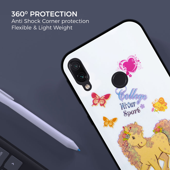 Designer Soft TPU Fancy Back Case Cover for Mi Redmi Note 7 Pro