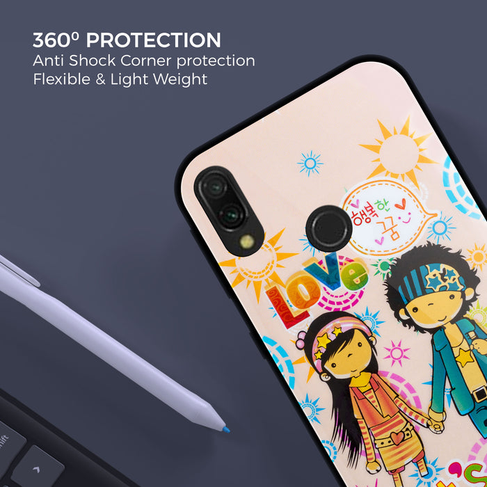 Designer Soft TPU Fancy Back Case Cover for Mi Redmi Y3