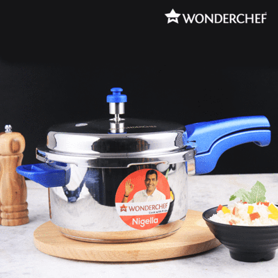 Wonderchef Nigella Pressure Cooker Blue - 1.5L