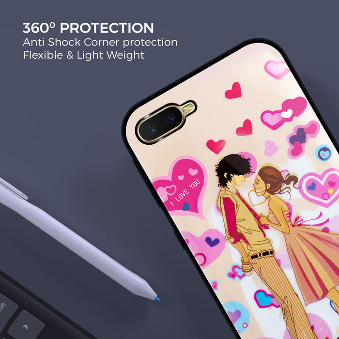 Designer Soft TPU Fancy Back Case Cover for Oppo K1