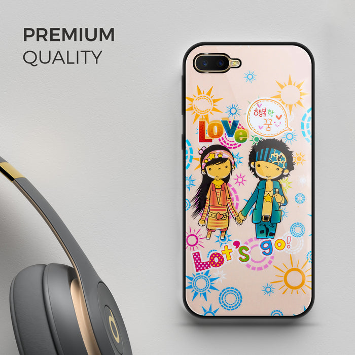 Designer Soft TPU Fancy Back Case Cover for Oppo K1