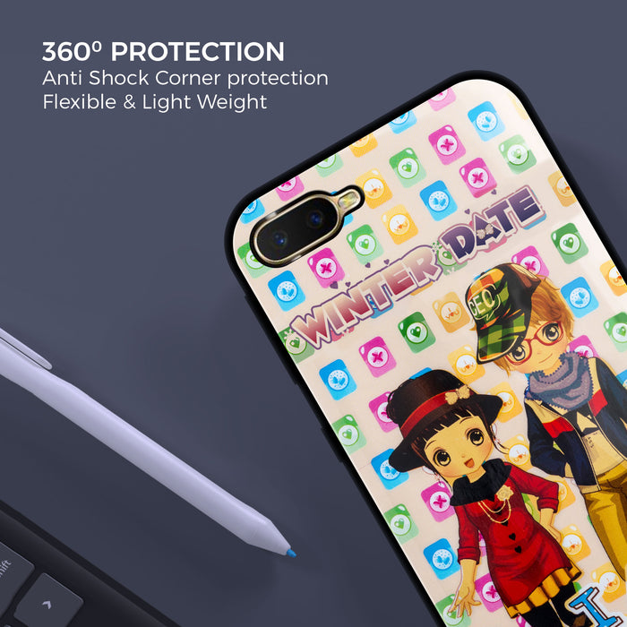 Designer Soft TPU Fancy Back Case Cover for Oppo K1