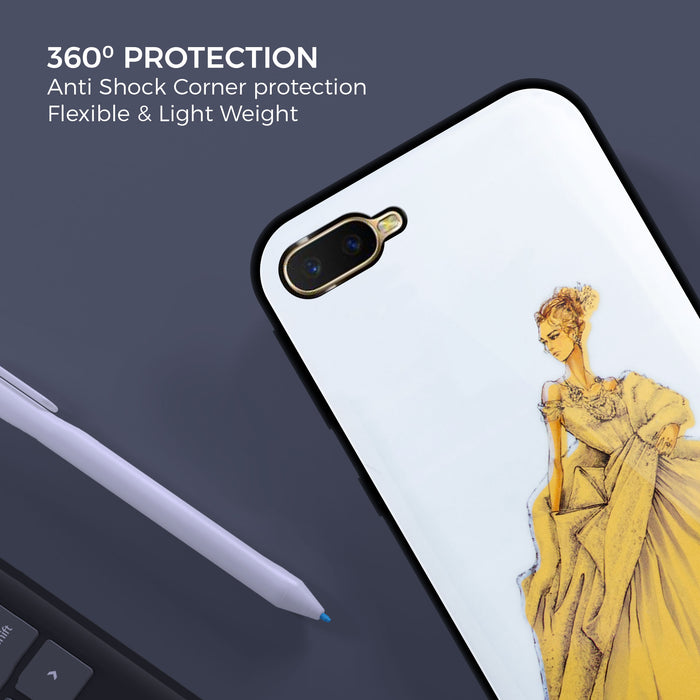 Designer Soft TPU Fancy Back Case Cover for Oppo K1