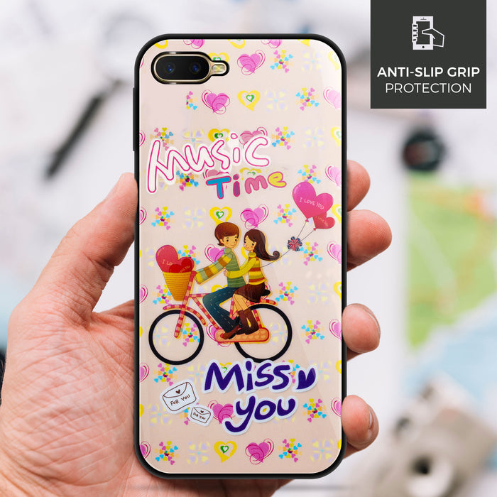 Designer Soft TPU Fancy Back Case Cover for Oppo K1