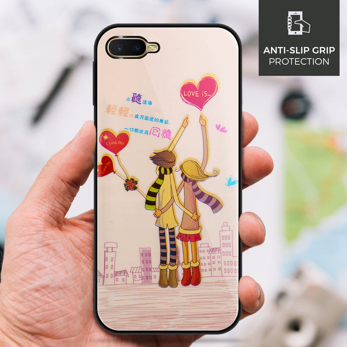 Designer Soft TPU Fancy Back Case Cover for Oppo K1