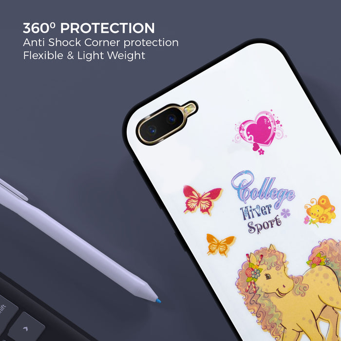 Designer Soft TPU Fancy Back Case Cover for Oppo K1