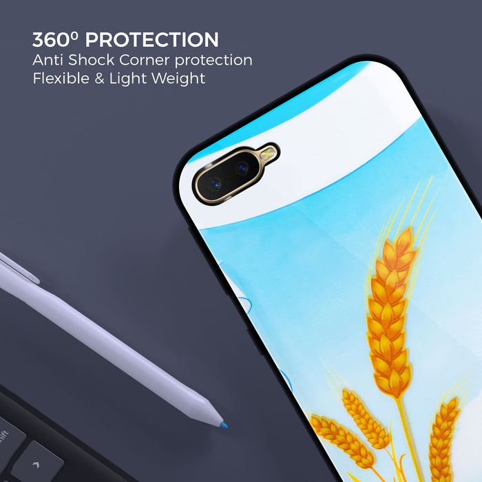 Designer Soft TPU Fancy Back Case Cover for Oppo K1